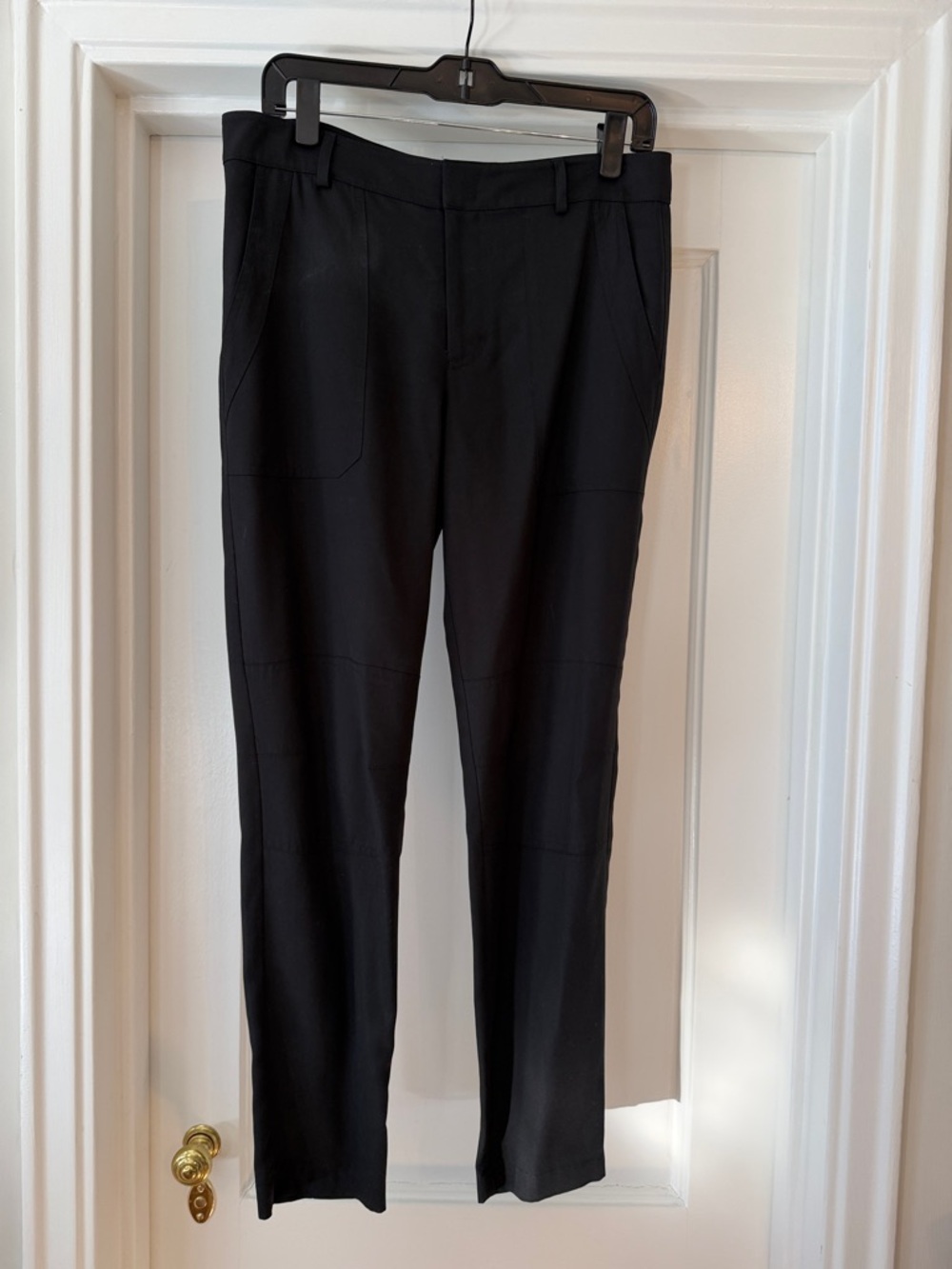 Vince Lyocell Black womens Tailored Stretch Pants
